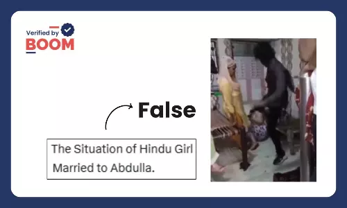 Video Of Man Torturing Wife Peddled With False Communal Claim