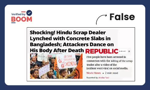 Media Outlets Add False Communal Angle To Dhaka Lynching Incident
