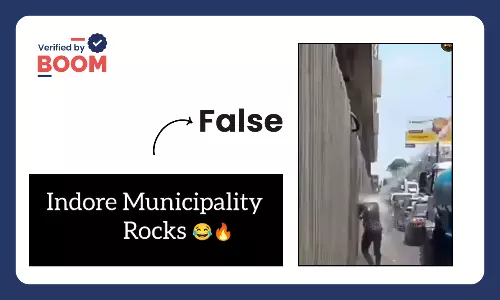 Video From Peru Shared As Action Against Man Urinating In Public In Indore