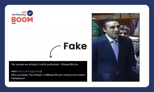 Viral Video Falsely Claims Bilawal Bhutto Said Pak Has Support In Indian Parliament