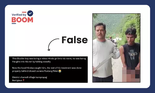 Video Of Uttarakhand Sexual Harassment Accused Viral With False Communal Spin