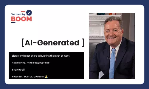 Viral Audio Of Piers Morgan Praising India’s Strength Is AI-Generated