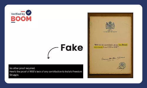 Fake Letter Claims RSS Did Not Participate In Indias Freedom Struggle