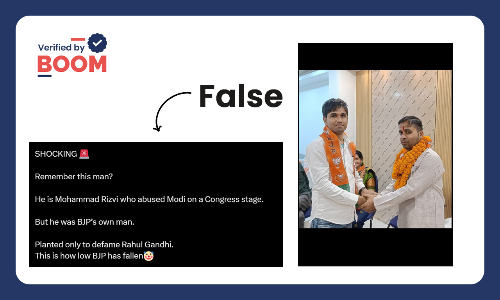 No, This Is Not The Man Accused Of Abusing PM During A Rally