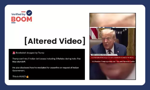 Video Of Trump Saying India Asked For Help With A Ceasefire Is A Deepfake
