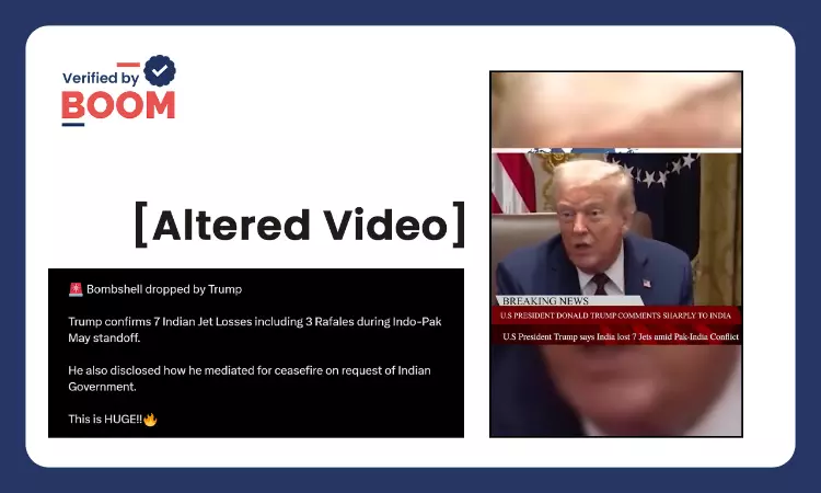 Video Of Trump Saying India Asked For Help With A Ceasefire Is A Deepfake
