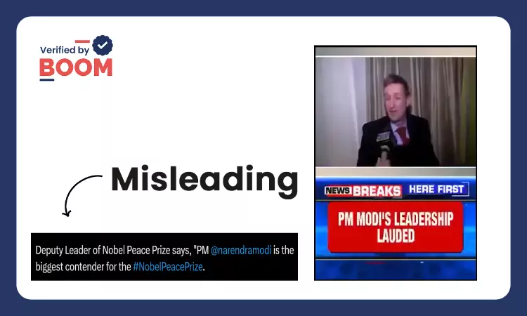 Times Now Report Misquoting Nobel Official On PM Modi Resurfaces