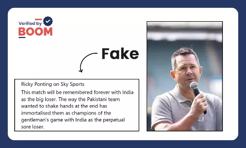 Asia Cup 2025: No, Ricky Ponting Did Not Slam India Over Pak Handshake Row