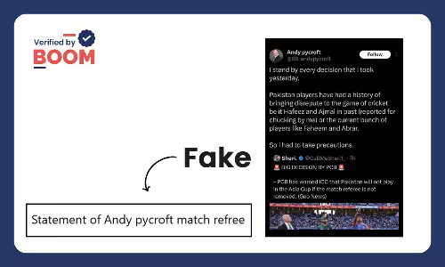 Fake Statement Attributed To Referee Andy Pycroft After Pak Handshake Controversy