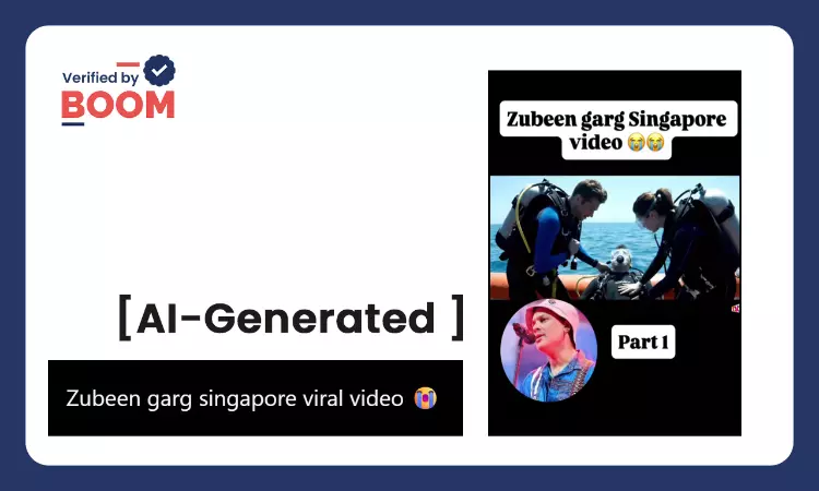 AI Video Of Diver Drowning Falsely Shared As Singer Zubeen Gargs Final Moments