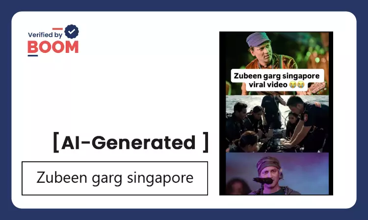 AI Video Peddled As Late Singer Zubeen Garg Receiving CPR On A Boat