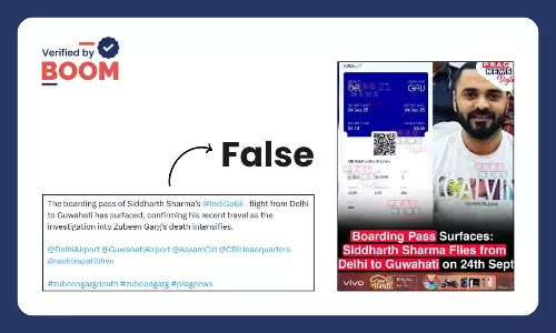 Viral Boarding Pass Does Not Belong To Zubeen Gargs Manager