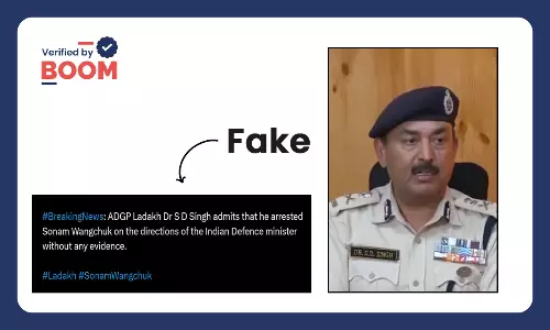 No, Ladakh DGP Did Not Say Defence Minister Ordered Wangchuk’s Detention