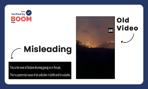 Toxic Air In Delhi: Old Stubble Burning Video From Punjab Peddled As Recent