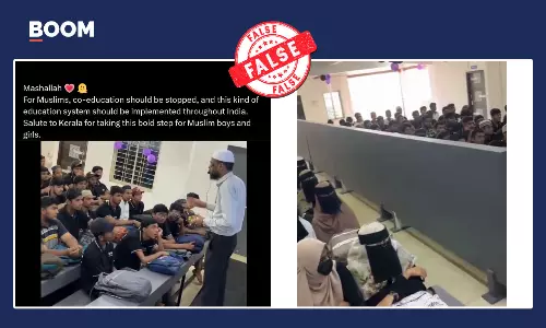 Video Of Gender Segregated Classroom In Maha Falsely Shared As Kerala