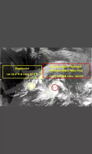 Cyclone Montha Set to Hit East Coast; Andhra, Odisha on High Alert