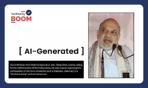 Video Of Amit Shah Claiming Indian Army Is For Hindus Is Deepfake