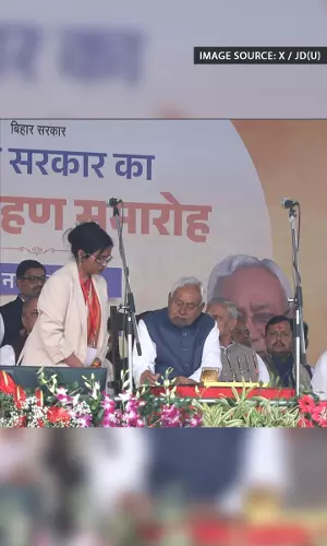 Nitish Kumar Takes Oath as Bihar CM for a Record 10th Time