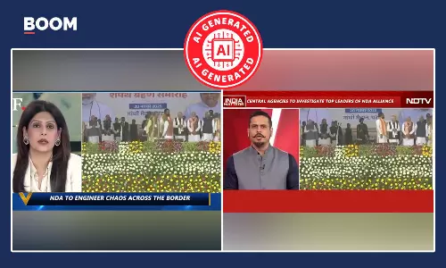 AI Clips Claim Indian Anchors Reported Bihar NDA Leaders Backed Pakistan’s PTI