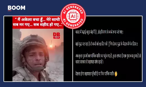 Video Of Haryana Youth Crying For Help From Russian Warzone Is AI Generated
