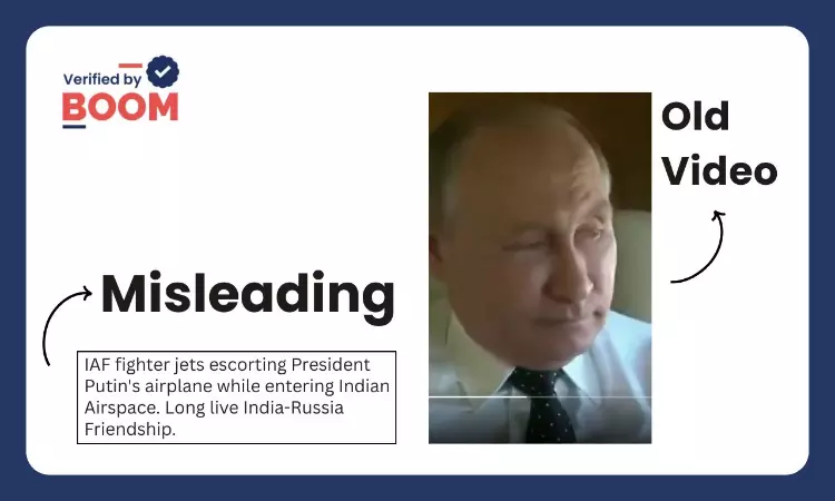 2017 Video From Syria Shared As IAF Jets Escorting Putin As He Entered India