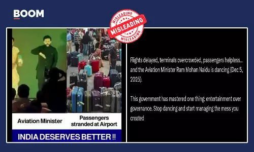 Video Does Not Show Civil Aviation Minister Dancing Amid IndiGo Crisis