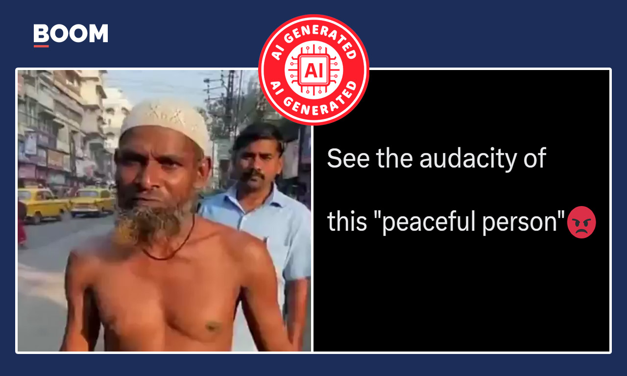AI Video Peddled As Bangladeshi Man Saying They Will 'Rule' West Bengal