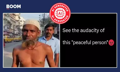 AI Video Peddled As Bangladeshi Man Saying They Will Rule West Bengal