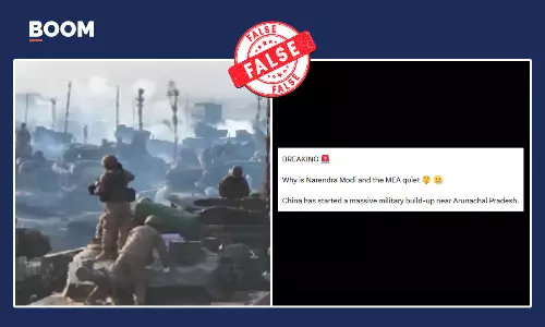 Chinese Military Build-up Near Arunachal Pradesh? Unrelated Video Viral