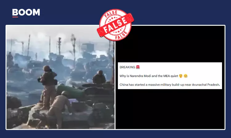 Chinese Military Build-up Near Arunachal Pradesh? Unrelated Video Viral
