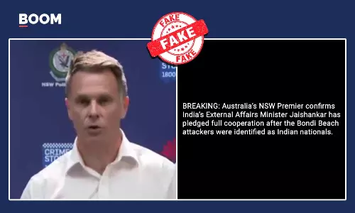 AI Altered Video Falsely Claims NSW Premier Called Bondi Gunmen Indian