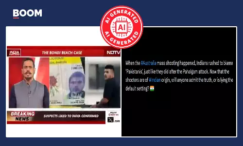 Deepfake Shared As NDTVs Exclusive Report On Bondi Beach Attack