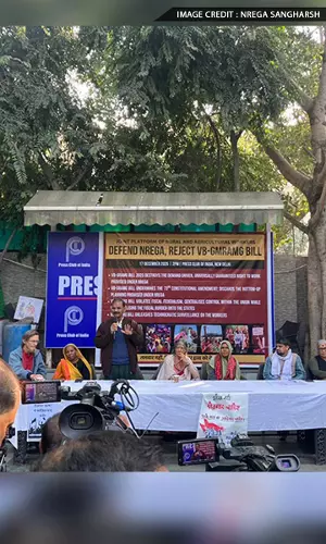 “If India Can Be Called Vishwaguru, It Is Because Of NREGA”: Activists Protest New Bill