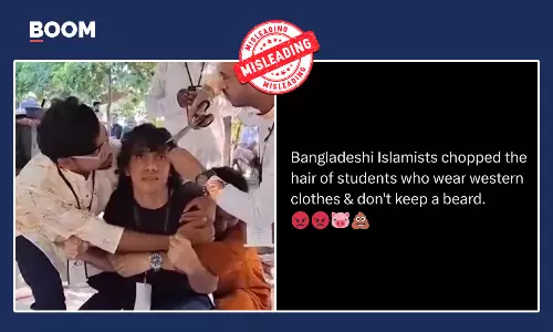 Video Of Staged Protest In Bangladesh Shared With False Communal Claim