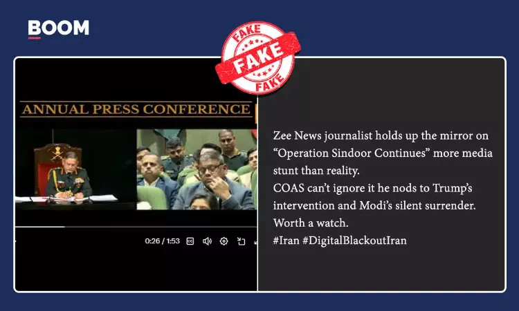 Video Of Heated Exchange Between Reporter And COAS Is A Deepfake