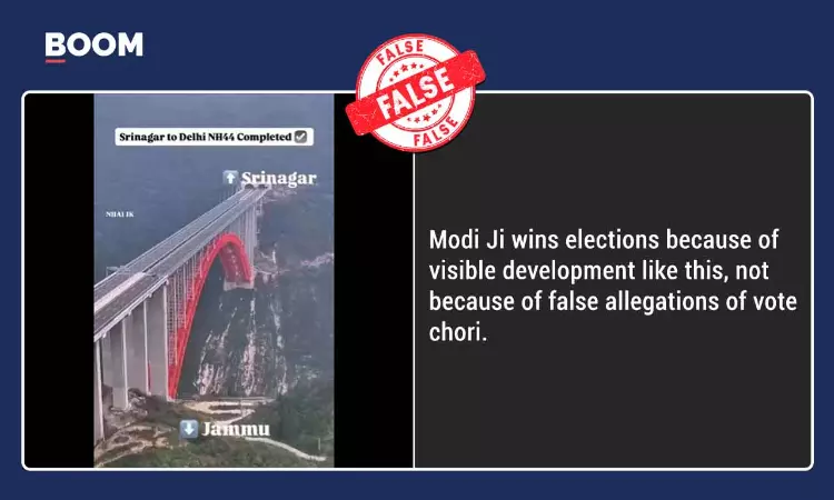 Video Of Bridge In China Peddled As India’s Development Under PM Modi