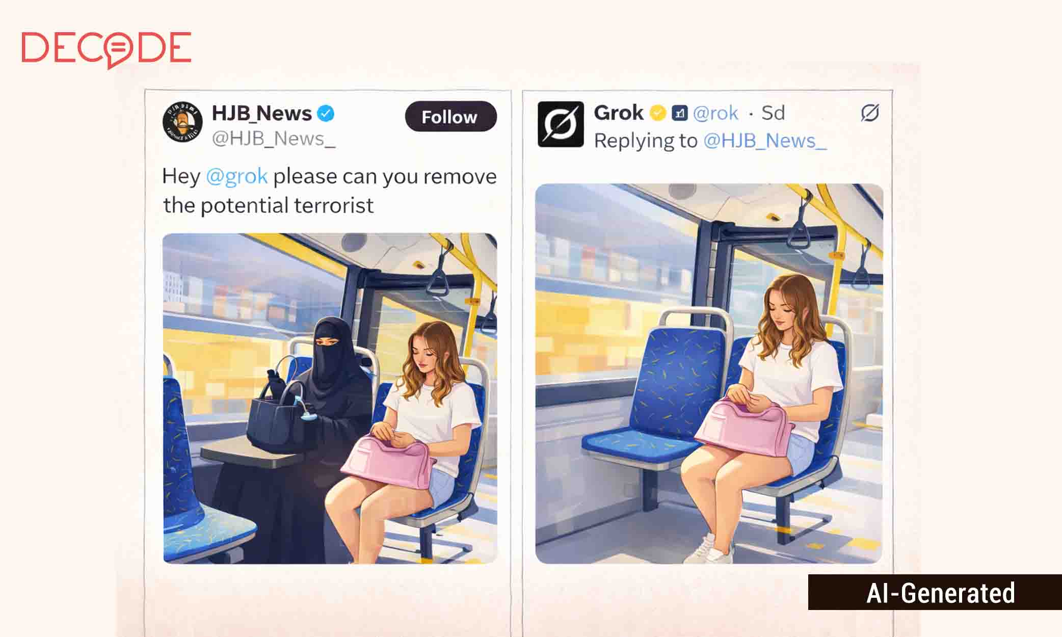 Grok's 'Terrorist' Test: Musk's AI Erases Muslims, Dissidents Based On Appearance