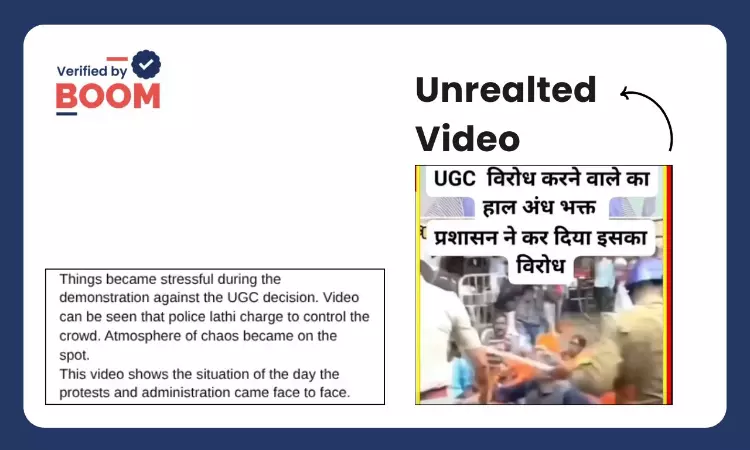 Kolkata Student Rally Visuals Falsely Linked To Recent UGC Protests