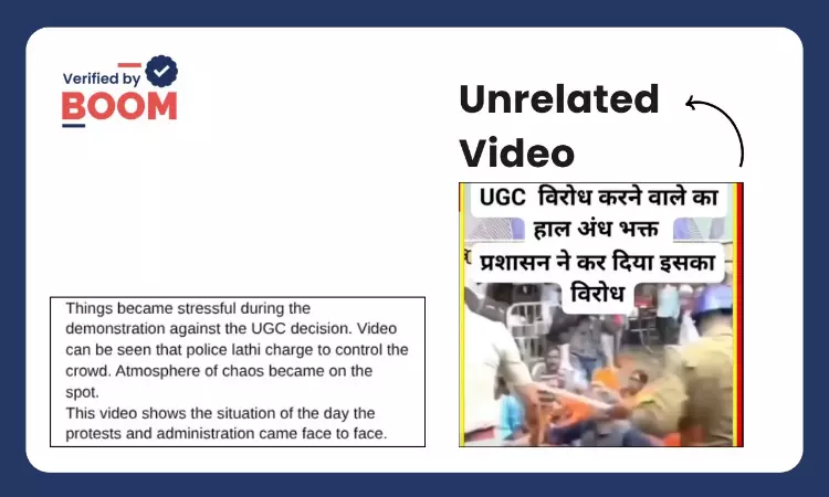 Kolkata Student Rally Visuals Falsely Linked To Recent UGC Protests