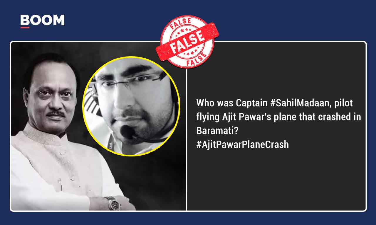 Viral Photo Misidentified As Ajit Pawar's Plane Crash Pilot