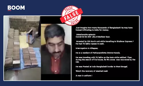 Unrelated Video Falsely Linked To 2018 BSF Commandant’s Arrest