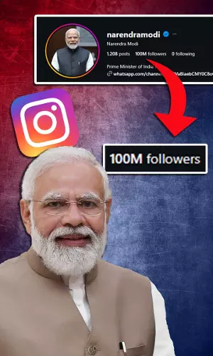 PM Modi Becomes First World Leader To Cross 100 Million Followers On Instagram