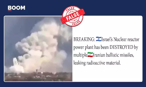 Ukraine Video Peddled As Iranian Strike On Israels Nuclear Plant