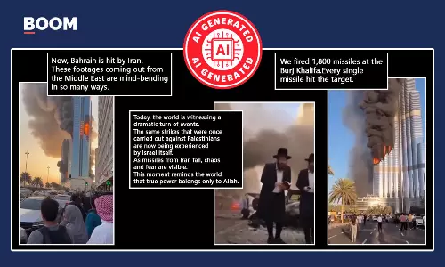 AI Videos Shared As Iran Missile Attacks On Dubai’s Burj Khalifa, Bahrain