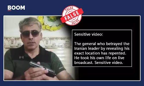Video Of Suicide On Camera Shared As ‘General Who Betrayed’ Khamenei