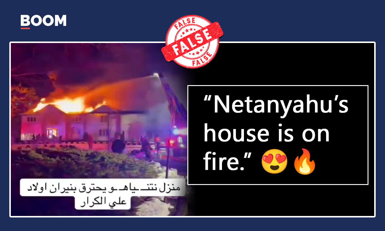 Unrelated Video From New Jersey Falsely Shared As Netanyahu’s "House On Fire"
