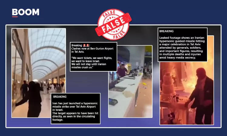 Unrelated Videos Falsely Linked To Iranian Strikes On Tel Aviv