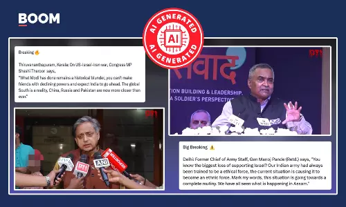 Deepfakes Of Tharoor, Ex Army Chief Target Indias Defence And Diplomacy Strategies