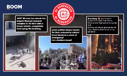 AI, Old Videos Falsely Linked to Iranian Strikes On Tel Aviv