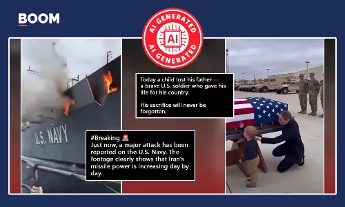 AI-Generated Videos Shared As US Military Setback Against Iran